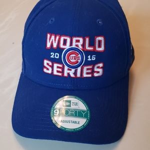Cubs world series hat